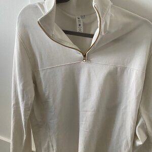 State & Liberty Quarter Zip - Tan - Large